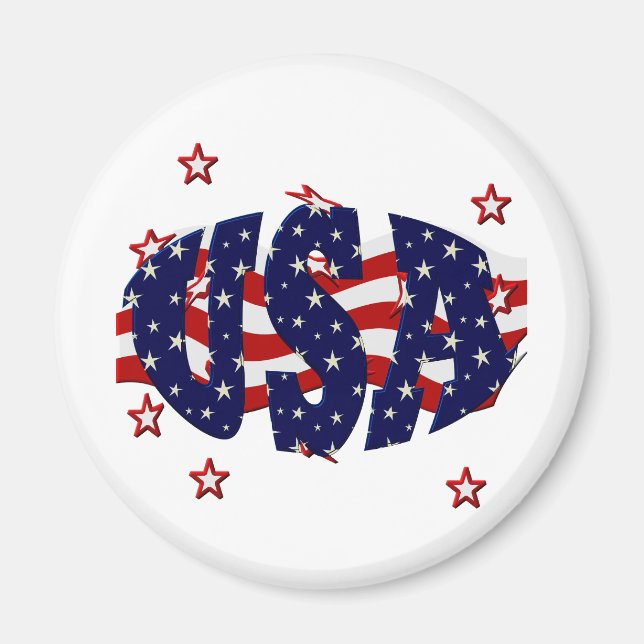 USA-Patriotic Magnet (Vorne)