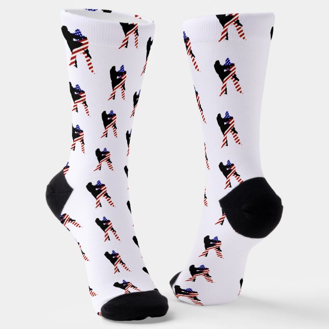 USA Patriotic Martial Arts JUDO Socken (Gewinkelt)