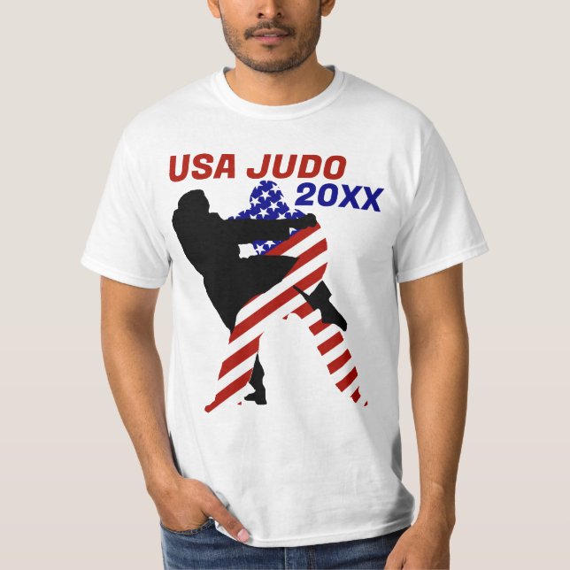 USA Patriotic Martial Arts JUDO T-Shirt (Vorderseite)