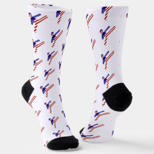 USA Patriotic Martial Arts TAEKWONDO Socken