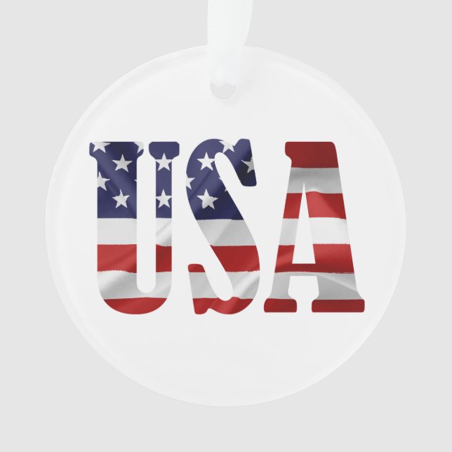 USA Patriotic Ornament (Vorderseite)