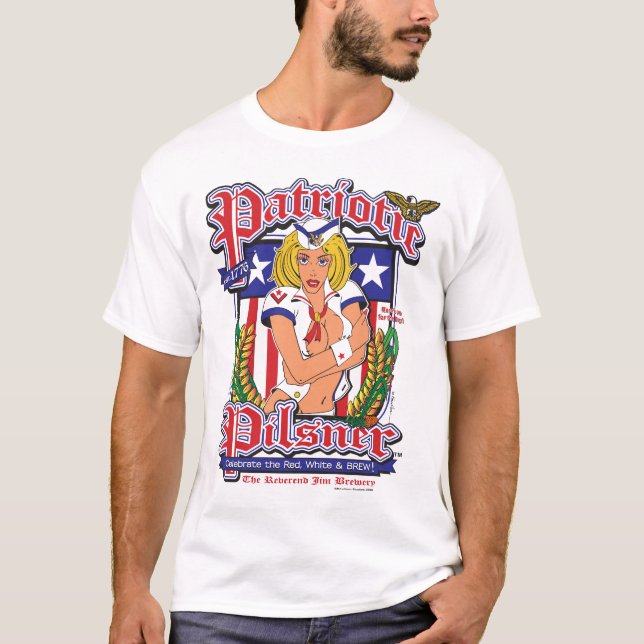 USA Patriotic Pilsner T-Shirt (Vorderseite)