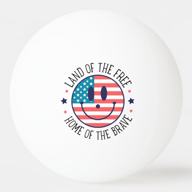 USA Patriotic Tischtennisball (Vorderseite)