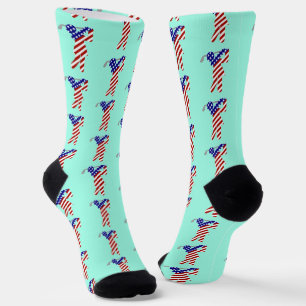 USA Patriotic WOMEN'S GOLF Socken