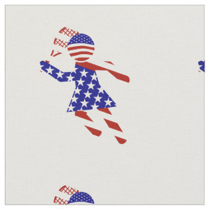 USA Patriotic WOMEN'S TENNIS Stoff