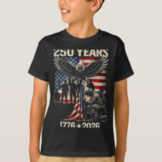 USA Patriotisch 2026 4. Juli Amerikanisch 250. Jub T-Shirt
