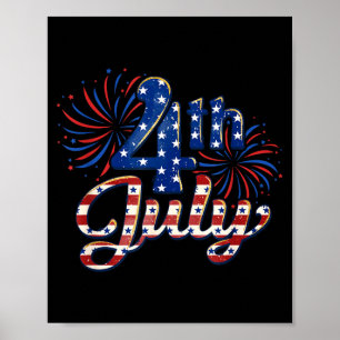 USA patriotisch 4. Juli Poster