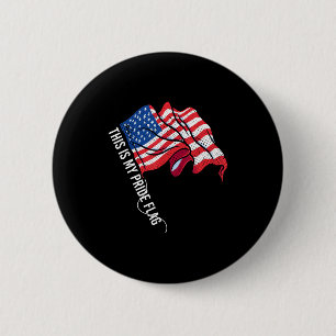 USA patriotisch - amerikanische Flagge Freiheit -  Button