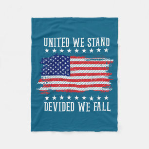USA patriotisch - amerikanische Flagge Freiheit - Fleecedecke