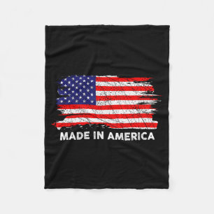 USA patriotisch - amerikanische Flagge Freiheit - Fleecedecke