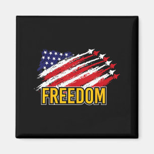 USA patriotisch - amerikanische Flagge Freiheit - Magnet