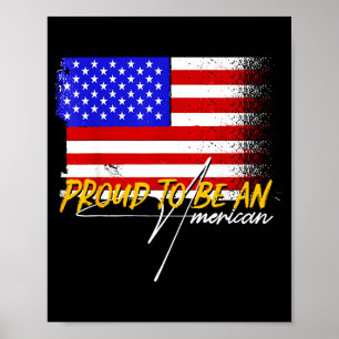 USA patriotisch - amerikanische Flagge Freiheit -  Poster