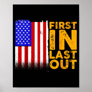 USA patriotisch - amerikanische Flagge Freiheit - Poster
