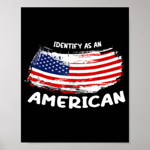 USA patriotisch - amerikanische Flagge Freiheit - Poster