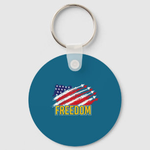USA patriotisch - amerikanische Flagge Freiheit -  Schlüsselanhänger