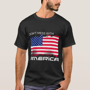 USA patriotisch - amerikanische Flagge Freiheit - T-Shirt