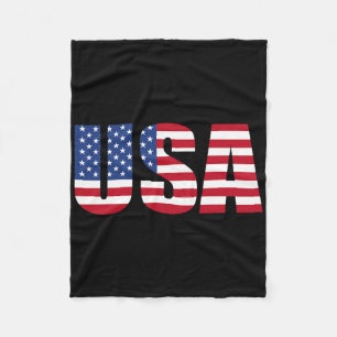 USA Patriotisch für Frauen Mädchen Kinder Männer Fleecedecke