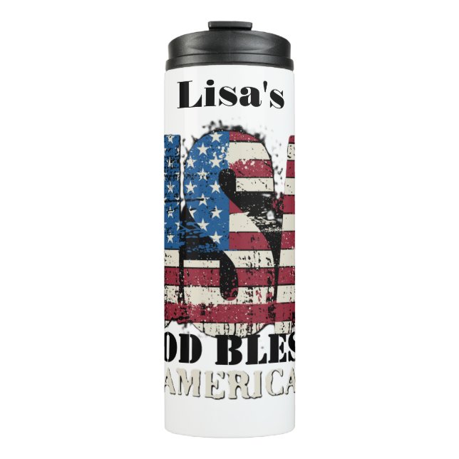 USA Patriotisch Thermosbecher (Vorderseite)