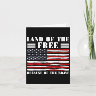 USA Patriotische Amerikanische Flagge 4. Juli Karte