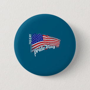 USA Patriotische Amerikanische Flagge Freiheits-Gr Button