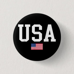 USA Patriotische Amerikanische Flagge Für Männer F Button
