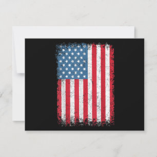 USA Patriotische Amerikanische Flagge Für Männer F Feiertagskarte