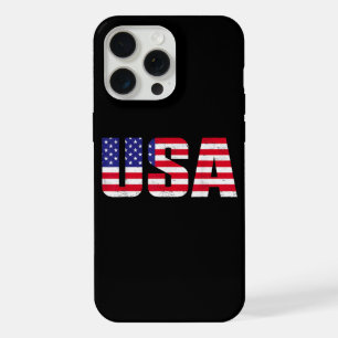 USA Patriotische Amerikanische Flagge Für Männer F iPhone 15 Pro Max Hülle