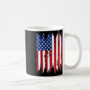 USA Patriotische amerikanische Flagge für Männer F Kaffeetasse