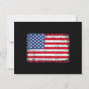 USA Patriotische Amerikanische Flagge Für Männer F Karte