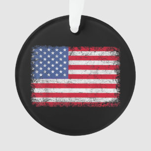 USA Patriotische Amerikanische Flagge Für Männer F Ornament