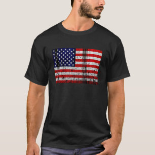 USA Patriotische amerikanische Flagge für Männer F T-Shirt
