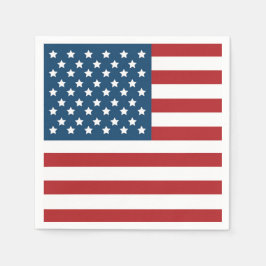 USA Patriotische Flagge Serviette
