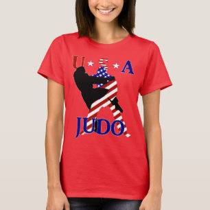 USA Patriotische Kampfsportarten JUDO T-Shirt