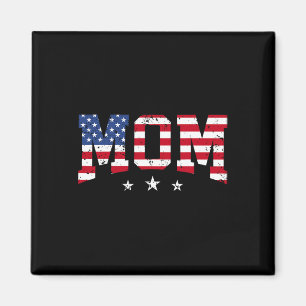 Usa Patriotische Mutter Muttertag Amerikanische Fl Magnet