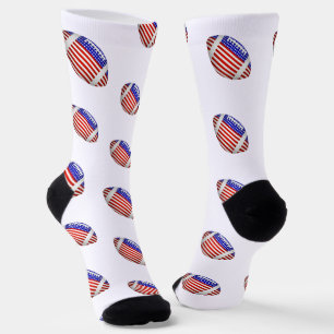 USA Patriotischer Fußball Sport Socken