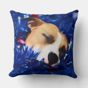 USA Patriotischer Hund Amerikanischer Pit Bull Ter Kissen