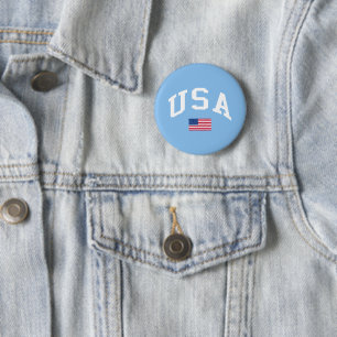 USA Patriotischer Unabhängigkeitstag Amerikanische Button