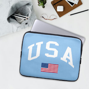 USA Patriotischer Unabhängigkeitstag Amerikanische Laptopschutzhülle