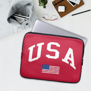 USA Patriotischer Unabhängigkeitstag Amerikanische Laptopschutzhülle