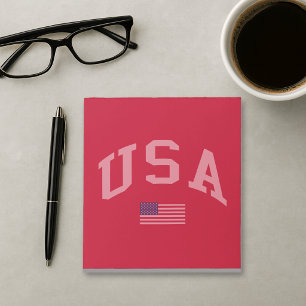 USA Patriotischer Unabhängigkeitstag Amerikanische Notizblock