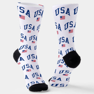 USA Patriotischer Unabhängigkeitstag Amerikanische Socken