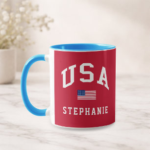 USA Patriotischer Unabhängigkeitstag Amerikanische Tasse