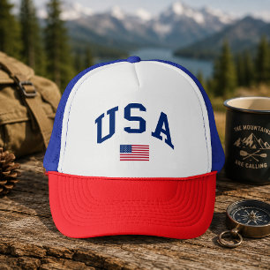 USA Patriotischer Unabhängigkeitstag Amerikanische Truckerkappe