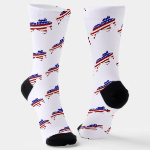 USA Patriotisches Reitsportteam Socken