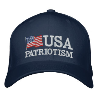 USA Patriotismus Flag B Bestickte Kappe