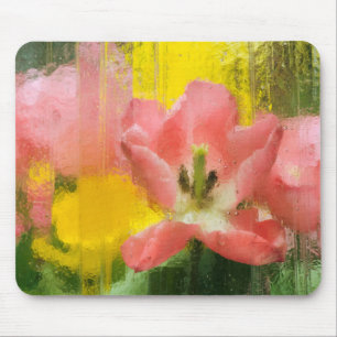 USA, Pennsylvania. Abstrakter Tulpen-Eindruck Mousepad
