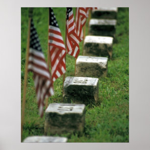 USA, Pennsylvania, Gettysburg. Ziviler Krieg Poster