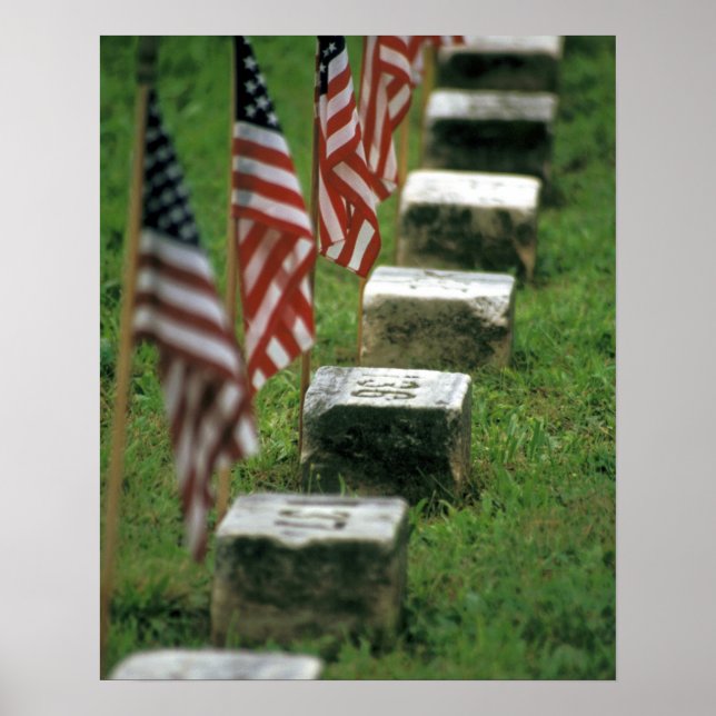 USA, Pennsylvania, Gettysburg. Ziviler Krieg Poster (Vorne)