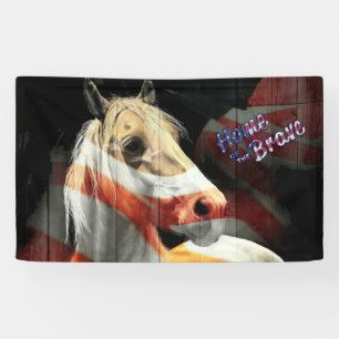 USA Pferd Banner