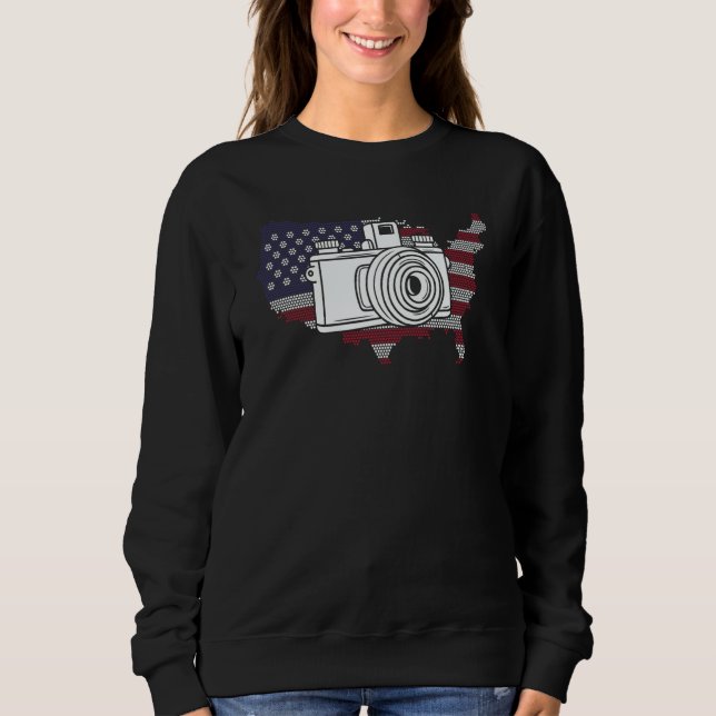 USA Photography Camera Picture Image Resolution Ph Sweatshirt (Vorderseite)